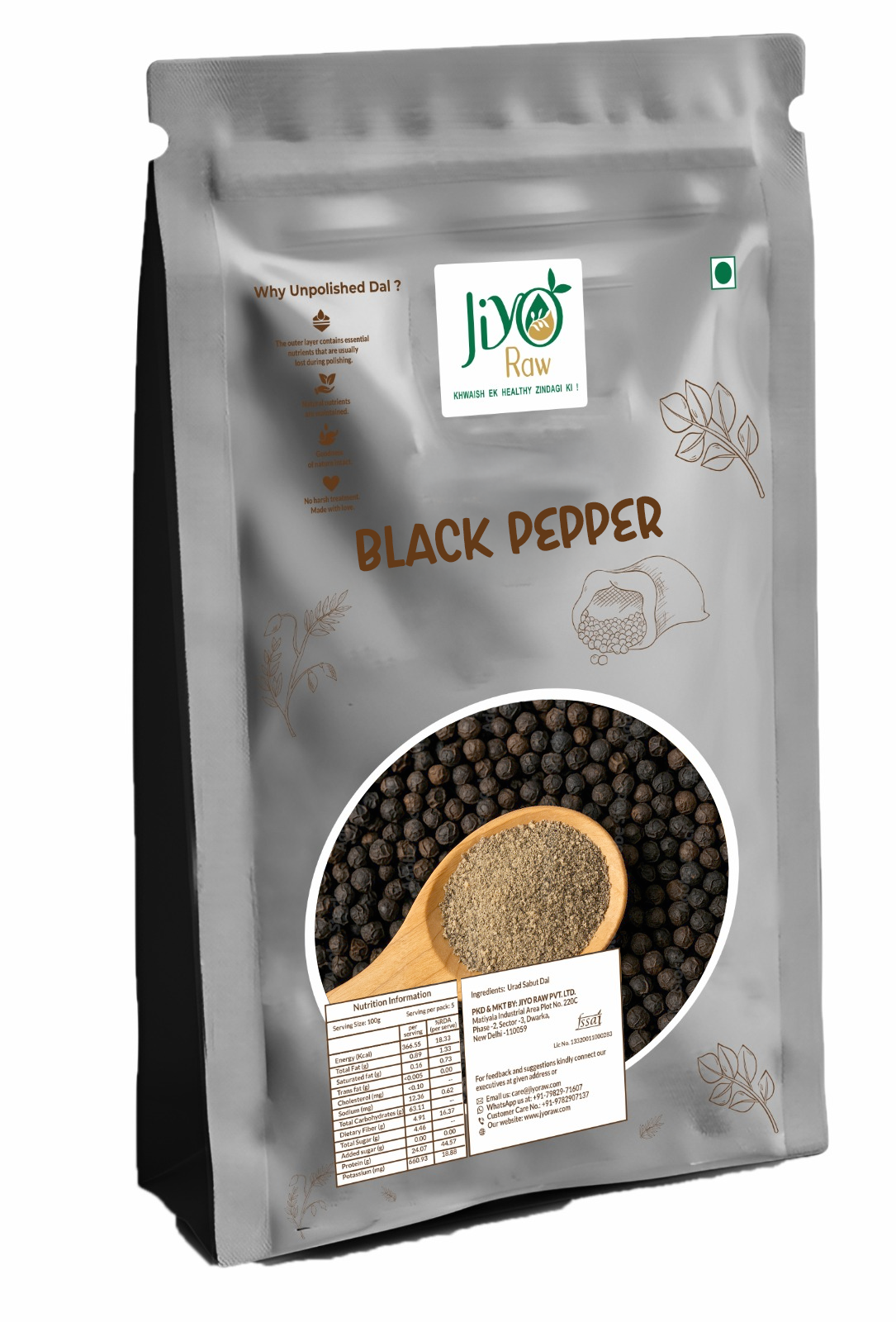 STONE-GROUND BLACK PEPPER