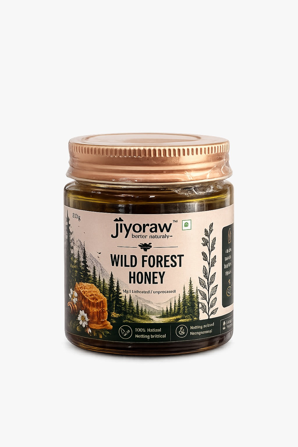 JIYORAW Wild Forest Honey | Pure & Natural | 150g