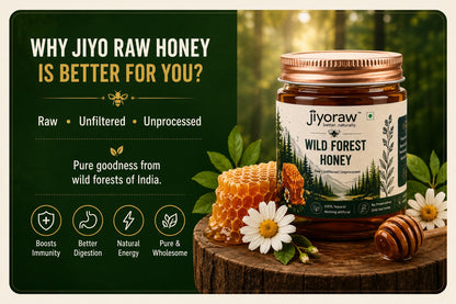 JIYORAW Wild Forest Honey | Pure & Natural | 150g