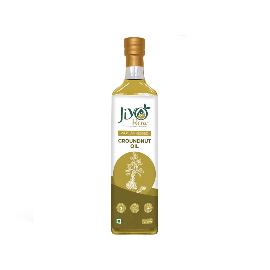 WOODEN COLD-PRESSED GROUNDNUT OIL
